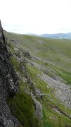 P1050394 * Sunday. Gillercombe Buttress. Dave D starting.