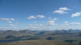 P1020060 * The Bridge of Orchy hills (left), Crianlarich hills (centre), and Ben Lui group (right)