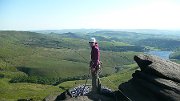 A belay with a view