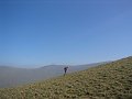 On the west ridge of Yr Elen, Foel Grach behind