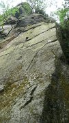 P1080863 * North Buttress - Campanile (HVS 5a **) - needs a good clean