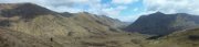 P1080135-panorama * South Glen Shiel ridge, Glen Loyne, and Gleouraich * 8609 x 2073 * (9.28MB)