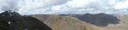 P1150487-panorama * Sgurr a' Mhaoraich, Am Bathaich, and the south Glen Shiel ridge * 6409 x 1545 * (5.48MB)