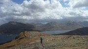 P1150501 * Gairich, Sgurr an Fhuarain, Sfurr Mor behind Loch Quoich * 3328 x 1872 * (2.89MB)