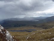 P6110035 * Passing shower over Assynt * 3072 x 2304 * (2.94MB)