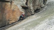 P1120129 * Unknown climber on the crux pitch of Albion * 3328 x 1872 * (3.13MB)