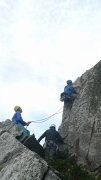 P1120327 * Courtenay leading the final pitch of Flake Route * 1872 x 3328 * (2.32MB)