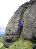 Peter on Chock Crack (VS 4c)