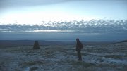 P1140808 * Ingleborough summit at sunset * 3328 x 1872 * (2.53MB)