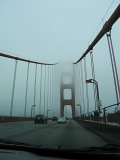 IMG_2362 * Crossing the bridge through the San Francisco fog